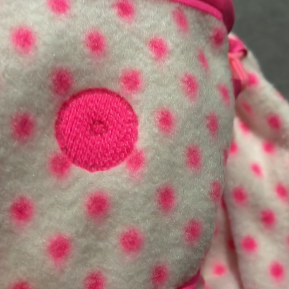 Gap Kids Hot Pink with White Polka-Dot Free Finger Mitten - Picture 4 of 7